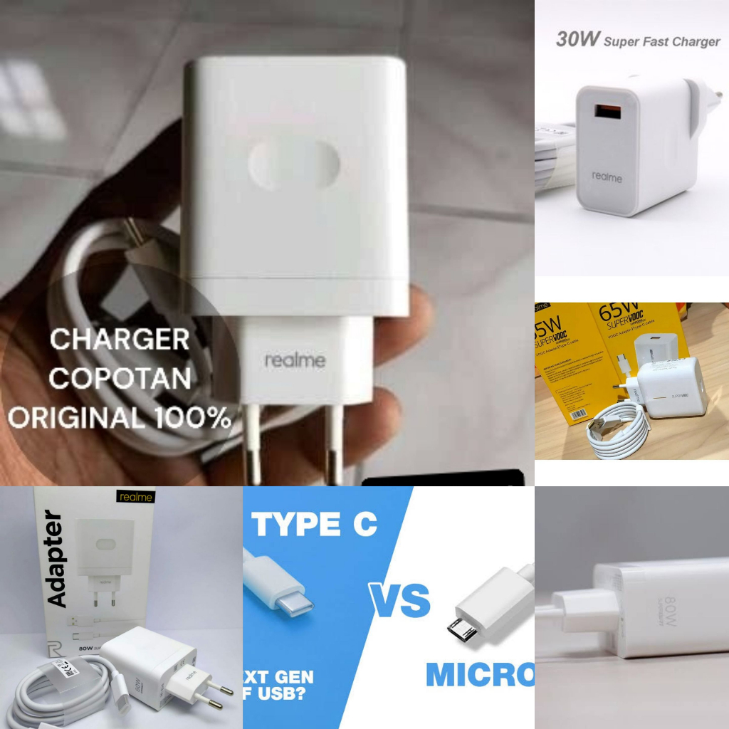 33W 18W 30W 65W 80W &quot;Quick SUPERDART Charge Fast Charging&quot; Travel Charger Original REALME NARZO 50 50i 50A Prime 30A 20 Pro GT Master Edition GT 2 GT Neo 5 3 Chargeran HP Pengisian Super Daya Cepat QC USB C To type C W Cable Ori 4G 5G Bagus T Super Dart