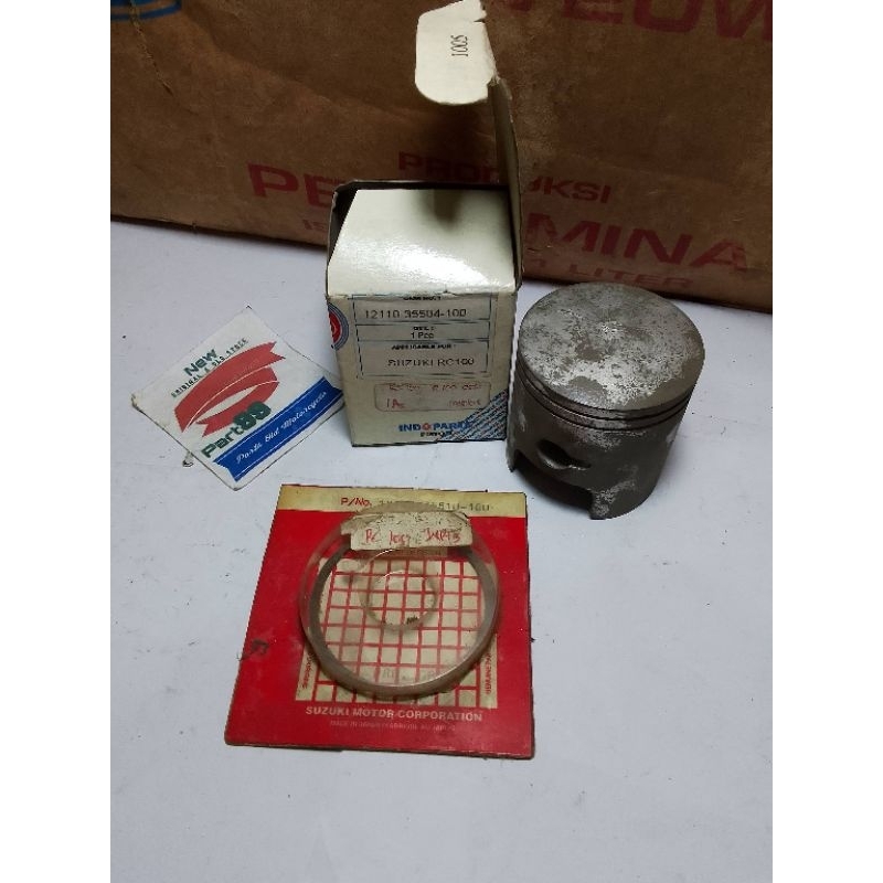 ring seher piston suzuki rc100 rc 100 bravo original oversize 100