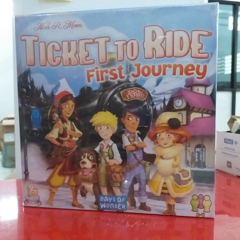 TICKET TO RIDE FIRST JOURNEY TO EUROPE BOARD GAME