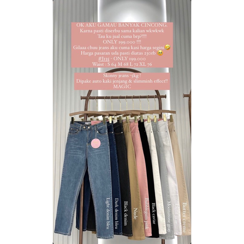 Chuu -5kg Skinny Jeans