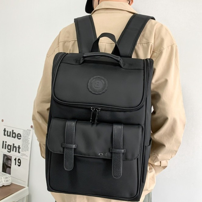 Tas Ransel Kulit Pria Backpack Kulit Pria Tas Kulit Pria HOOK LINEN