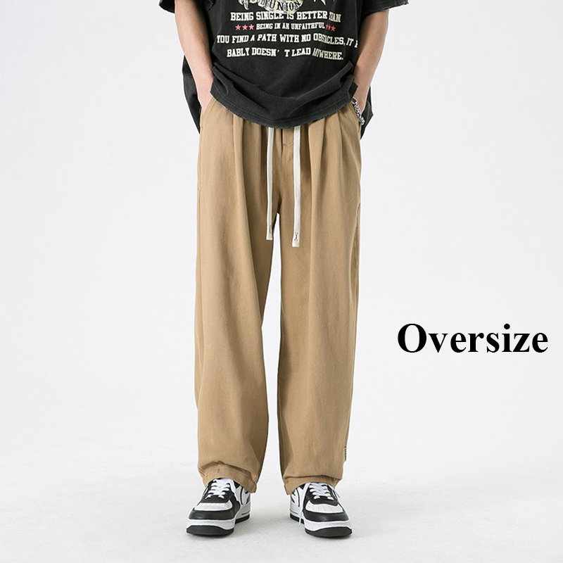 Celana Cargo Panjang Pria Korean style celana Olahraga Sport Jogging jumbo pria baggy pants Oversize lurus longgar celana casual pria celana Jogger pria