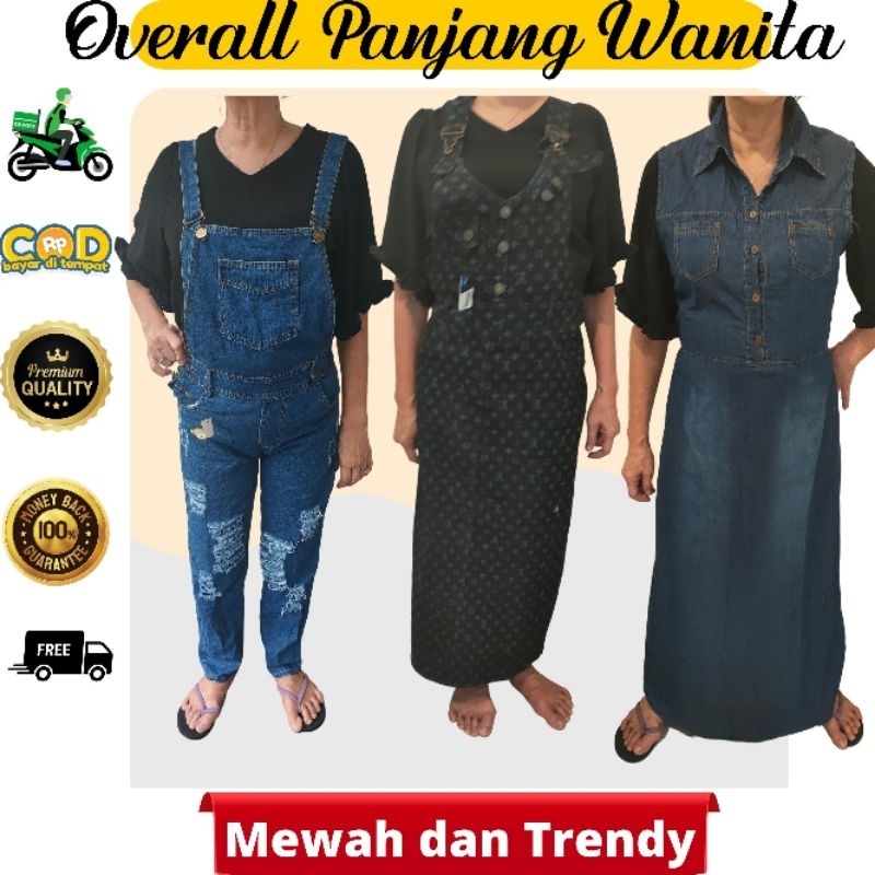 OVERALL JEANS WANITA DEWASA Overall jeans Rok panjang Overall jeans rok wanita overall jeans rok span overall jeans rok remaja gamis jeans tanpa lengan polos wanita  overall jeans wanita rok overall jeans wanita celana overall jeans wanita import