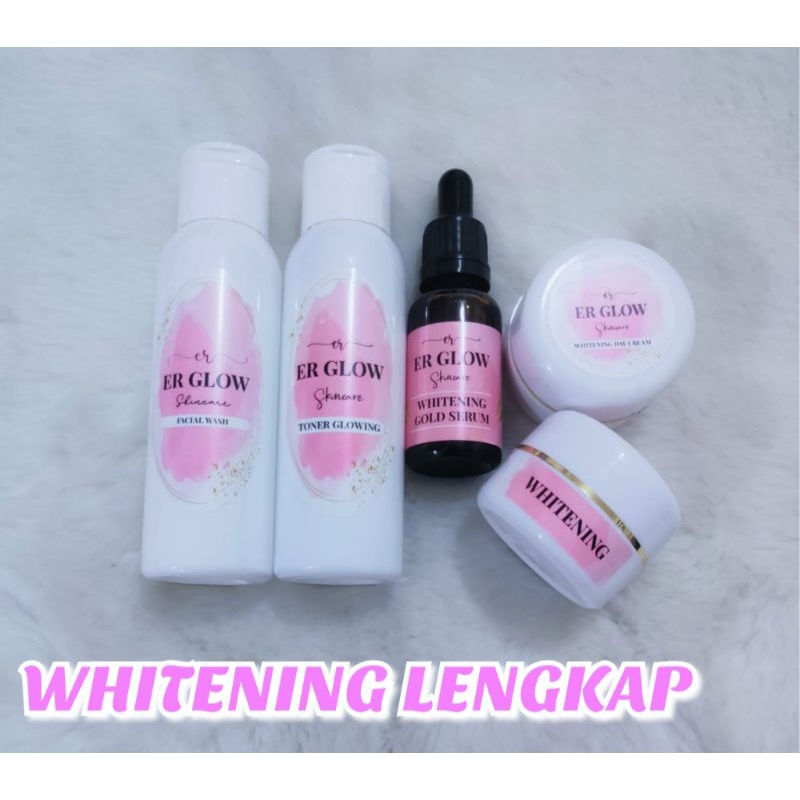 PAKET WHITENING | CREAM FLEK | CREAM PENGHILANG JERAWAT | CREAM GLOWING ( ER GLOW SKINCARE )
