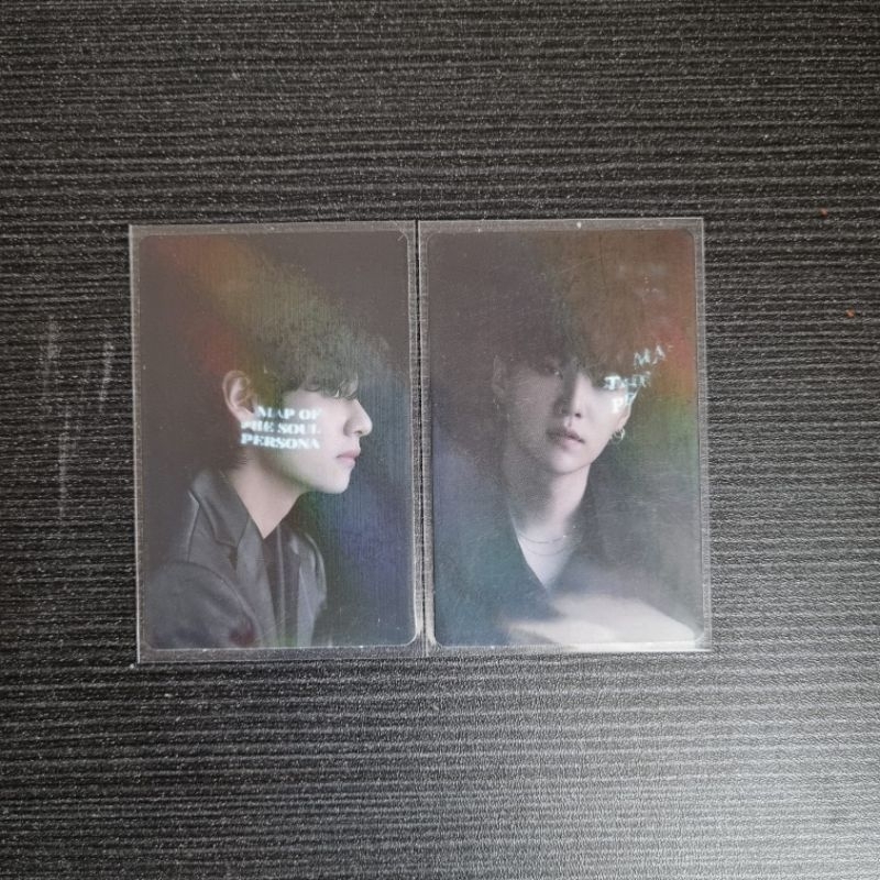 BTS Official MOTS ONE Photobook PB Photocard PC Holo - Yoongi / Suga, Taehyung / V