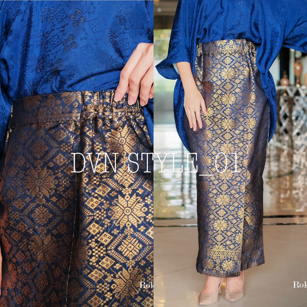 Terbaru!!! Promo Rok Songket SPAN Palembang || Bawahan Kebaya Siap Pakai || Intant dan Bayar di Tempat (COD) || Rok Batik || Tersedia Berbagai Macam Warna Terlengkap ~ DVN STYLE