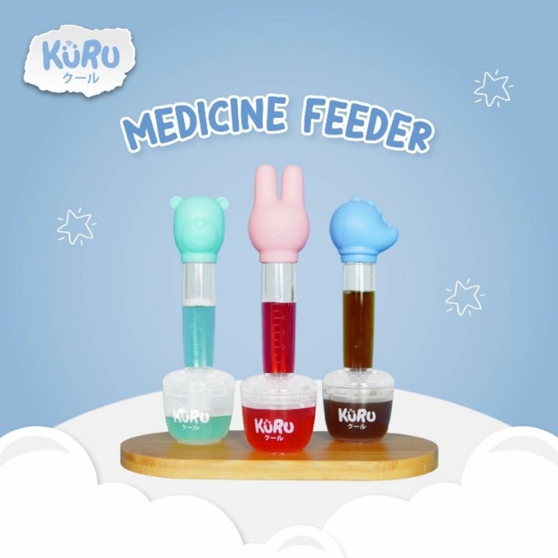 KURU Baby Medicine Feeder MF1 | Alat Bantu Minum Obat Susu Pipet Bayi