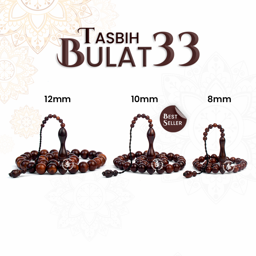 Tasbeh Kaokah Kauka Kaukah Kaoka Koka Bulat 33 BENUKOKKA Original Tasbih Kokka GARANSI SELAMANYA