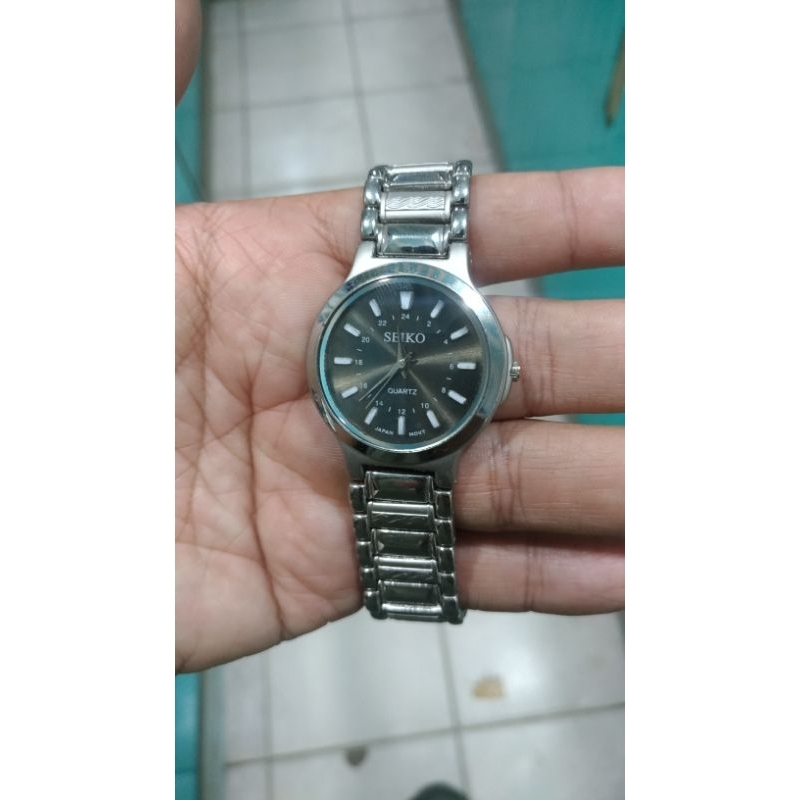 jam tangan seiko vintage quartz jam klasik pria