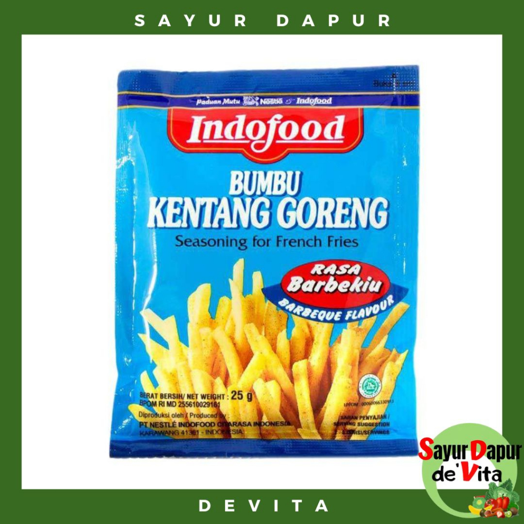 Aneka Macam Bumbu Kentang Goreng Indofood 25g