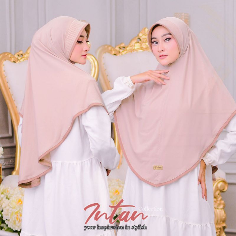 BERGO SEMI, JILBAB JERSEY BLC PASHION MUSLIM