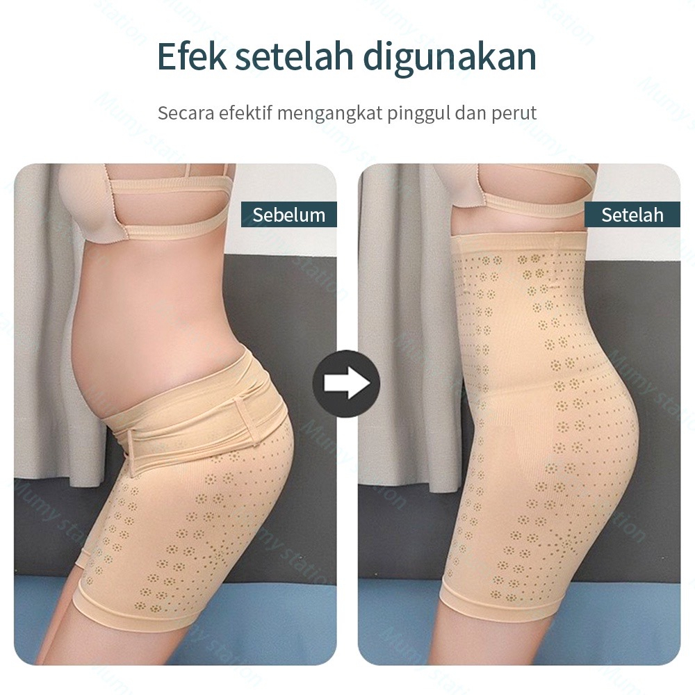 Korset Wanita 4002-4003 import korset celana Perut / Korset Celana Infrared dan Kawat Penyangga Korset Pelangsing Pinggang Bahan Latex Lembut Dengan Tulang Besi  Tulang STAGEN STOMACH REDUCTION MUNAFIE CORSET