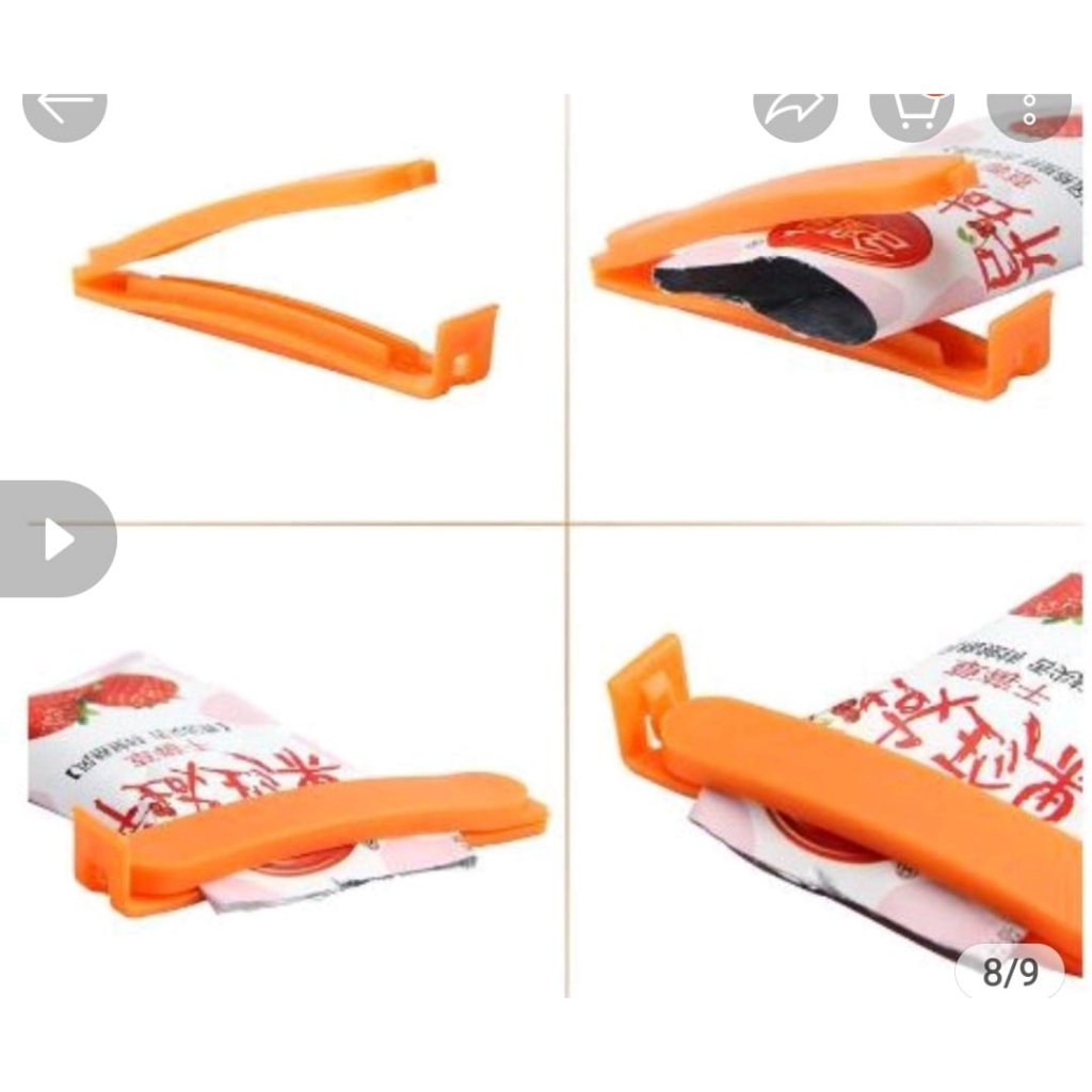 Clip Food Penjepit Plastik Bungkus Makanan/klip sealing sealer segel cemilan snack