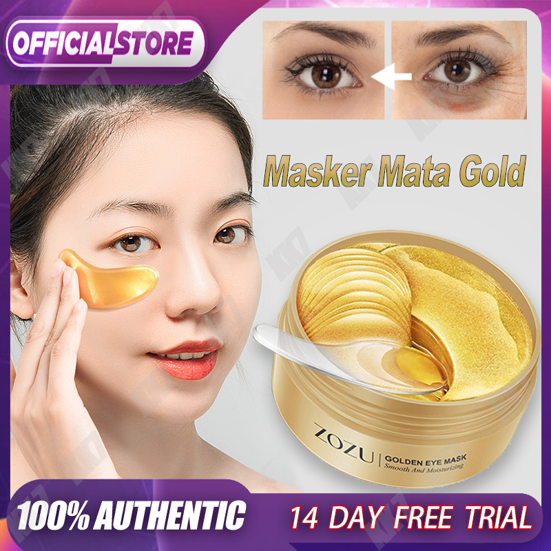 Masker Mata Emas Collagen Emas 24k Eye Mask Penghilang Kantung Mata Panda