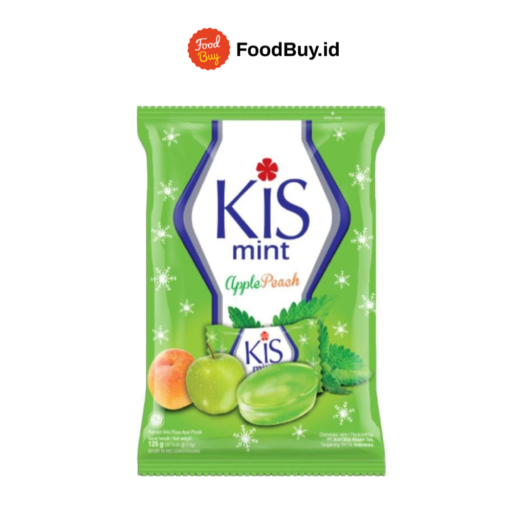 

Permen Kis Mint Apple Peach 125 gr