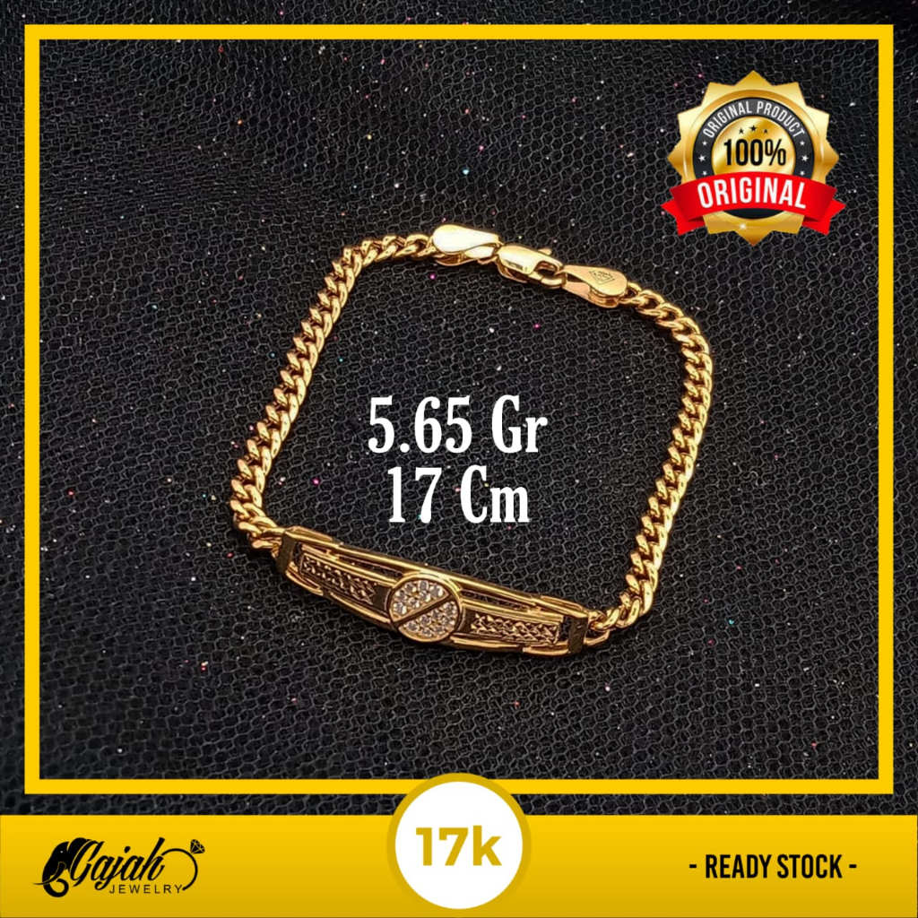 Gelang Emas 17K - 5.65 Gr Kadar 750 - 4830