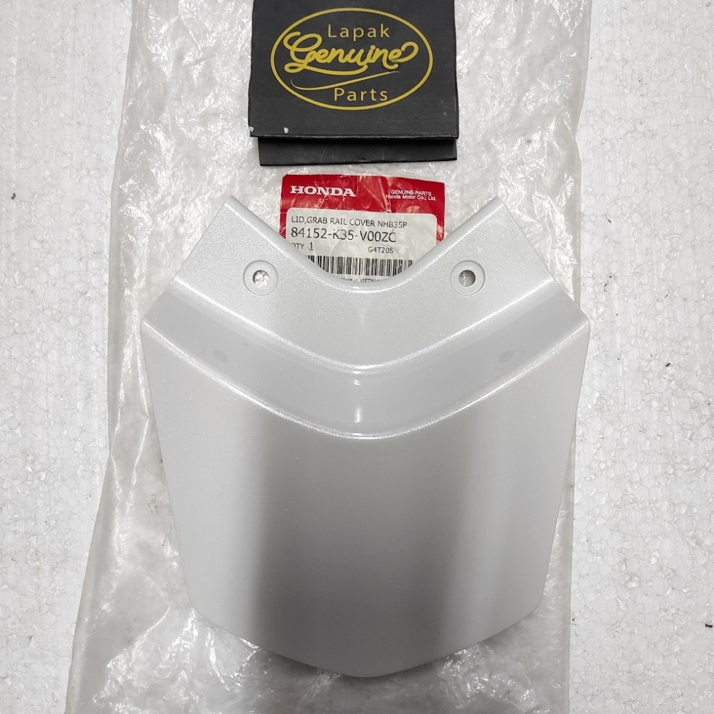 LID GRAB COVER WHITE HONDA PCX 150CBU 84152-K35-V00ZC