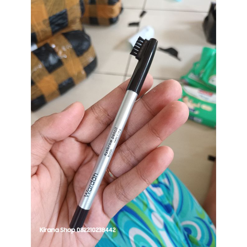 Eyebrow wardah black / pensil alis wardah black