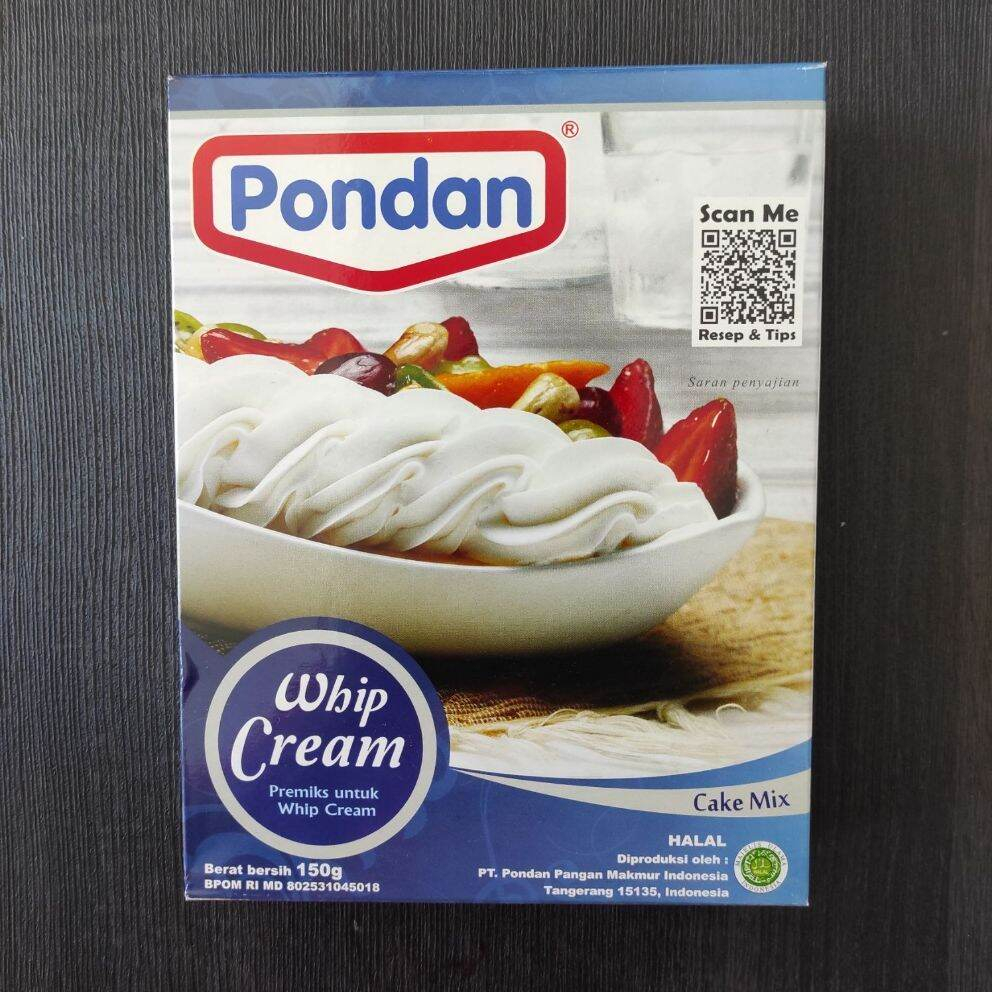 

Pondan Whip Cream 150gr