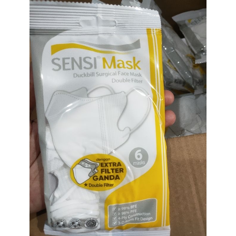 MASKER SENSI DUCKBILL ISI 6/PACK