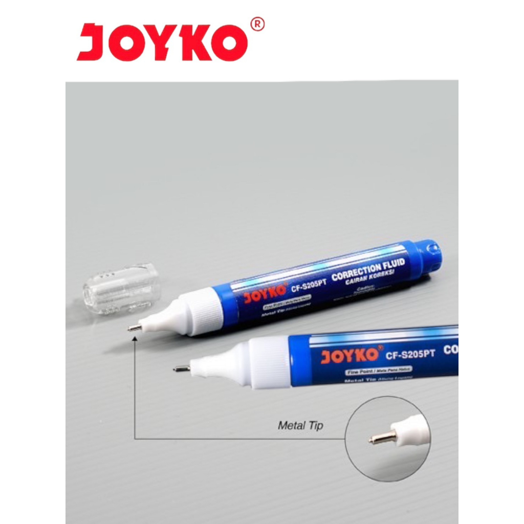 

Joyko Correction Fluid | Tip X | Cairan Koreksi CF-S205PT