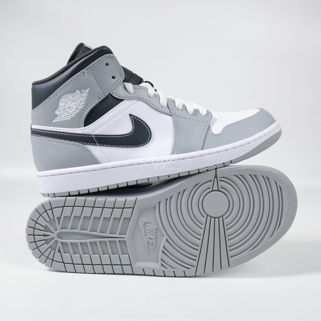 Air Jordan 1 Mid Light Smoke Grey 2022 (Men) 554724-078