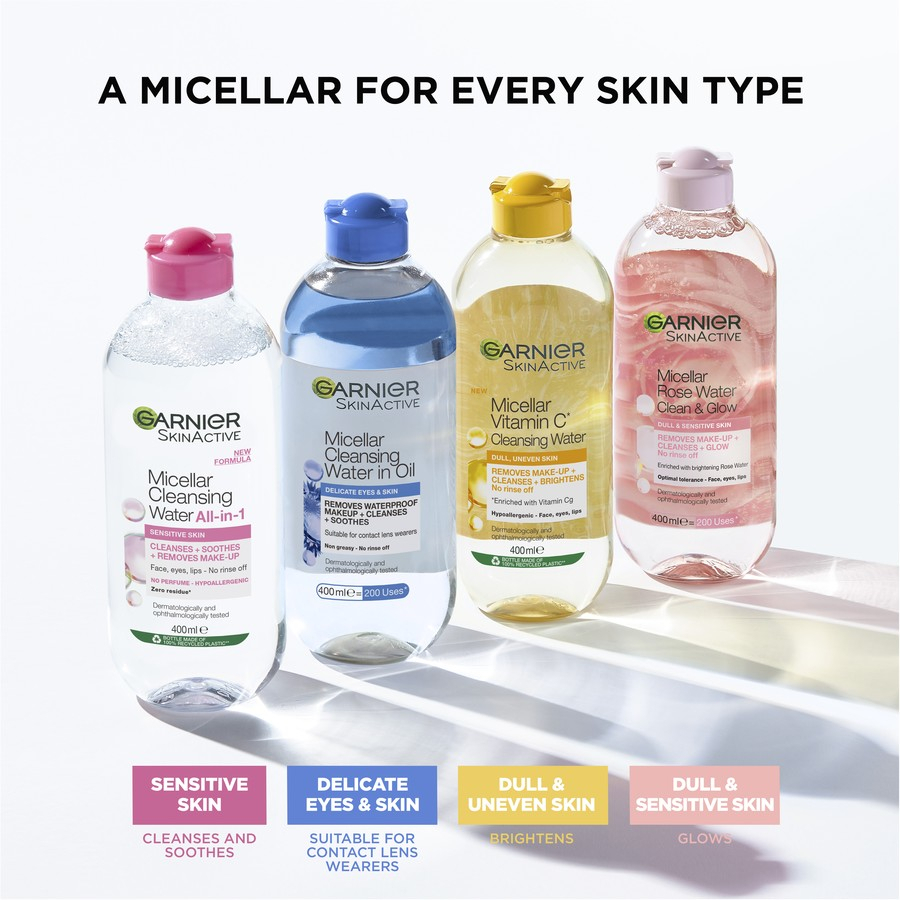 Garnier Micellar Cleansing Water 400ml | BIPHASE 400ML   - BPOM