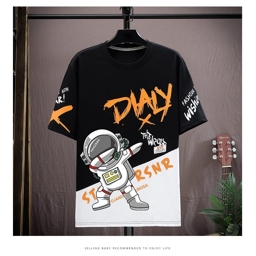 Kaos Pria Lengan Pendek Toonz Dabz Baju T-Shirt Urban Keren