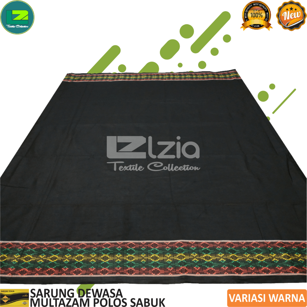 SARUNG DEWASA MOTIF POLOS SONGKET VARIAN WARNA MULTAZAM