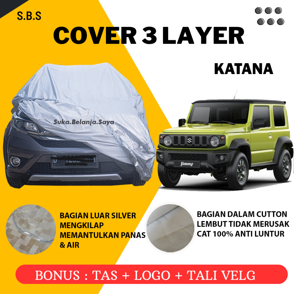 Body Cover Mobil katana Sarung mobil katana feroza hartop agya ayla calya sigra avanza xenia avanza lama avanza veloz xenia lama avanza 2022 avanza 2023 raize rocky datsun go datsun go 2 baris datsun go 3 baris datsun+ wagon r wagon karimun wagon estilo