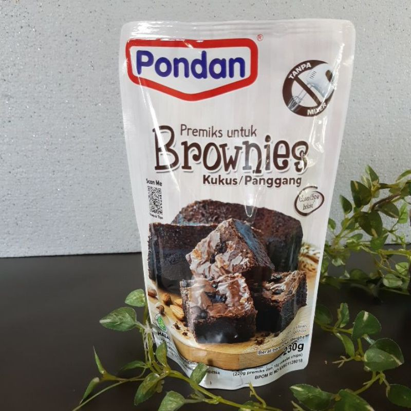 

Pondan Brownies Kukus/Panggang 230gr