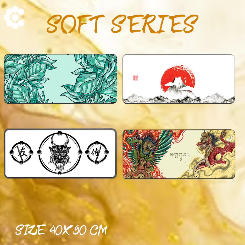 MousePad Japan Deskmat Japanase XL Mouse Pad Jepang Desk Mat Waterproof Speed Type Soft Series Galat