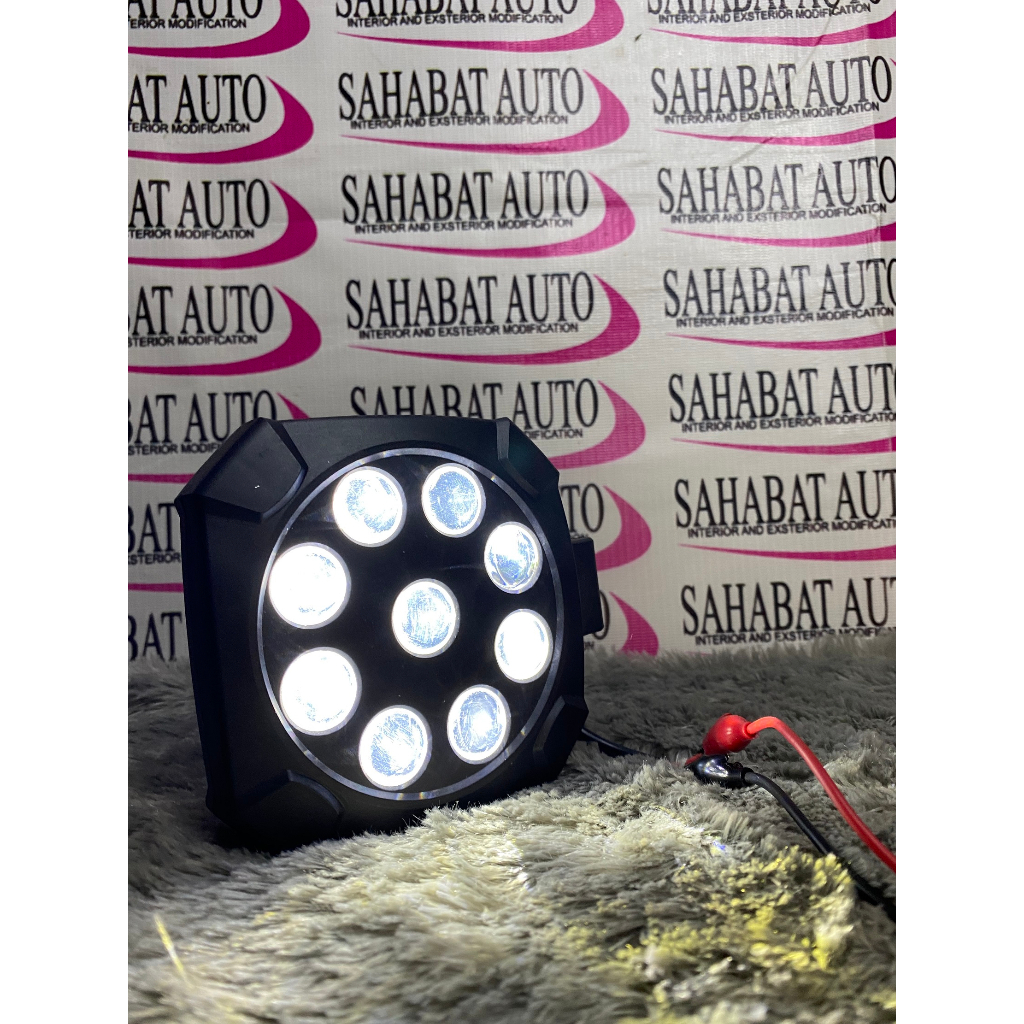 LAMPU SOROT MOBIL 27 WAT LAMPU TEMBAK MOBIL TAMPU MOBIL LAMPU OFFROAD MOBIL UNIVERSAL