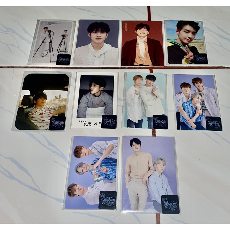 Photocard Seventeen Official Minwon,Wonwoo,Hoshi,Jeonghan,Mingyu