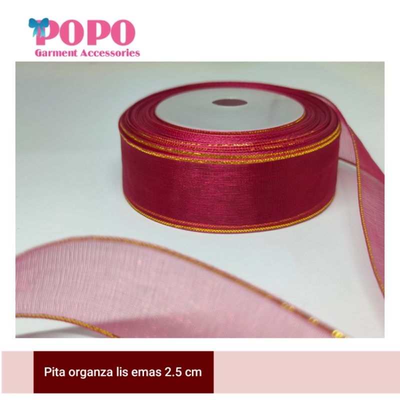PITA ORGANDI LIS 2.5CM ( ISI:20YARD )