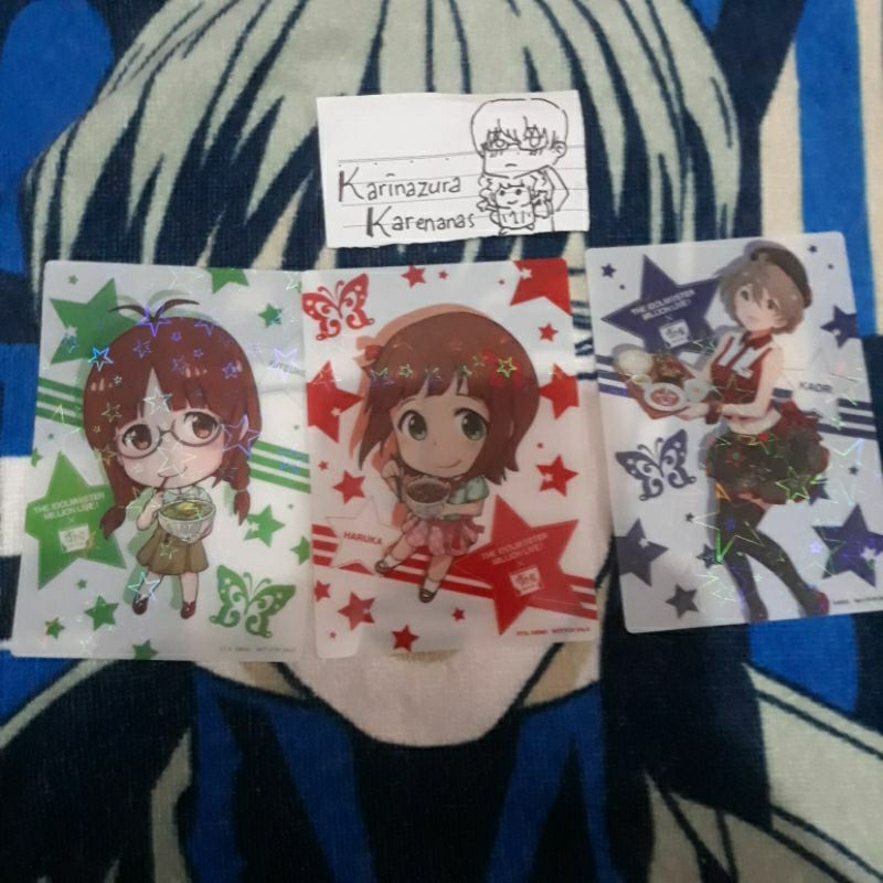 Photo Card (Kartu Bergambar PVC) Kaori Sakuramori, Haruka, Ritsuko Anime/Game The Idolmaster