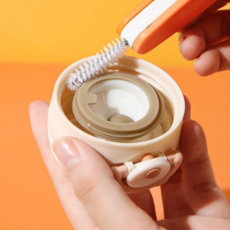 DEALSHOP21 ｜ Sikat Pembersih Botol 3in1 Motif Wortel Sikat Serbaguna Sikat Botol Multifungsi