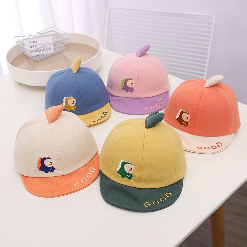 Topi Baseball Anak Bayi Model PLANE Import / Baby Baseball Hat DINO SERIES