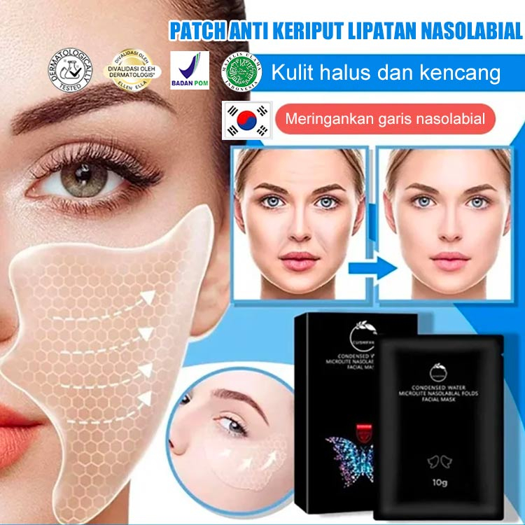 Tersedia Korea Microcrystalline Nasolabial Folds Anti-Wrinkle Patch 2kotak-10pcs