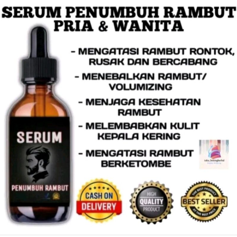 SERUM PENUMBUH RAMBUT - Serum Penumbuh Rambut Secara Cepat /Penumbuh Rambut Botak Super Cepat