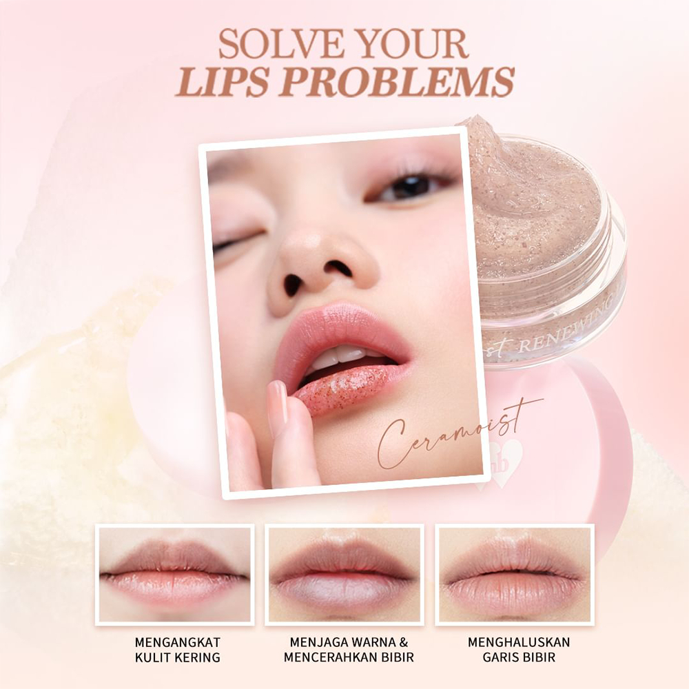 ❤ BELIA ❤ BARENBLISS Caramel Frost Renewing Lip Scrub 8g | BNB Scrub Bibir Eksfoliasi Exfoliator B&amp;B