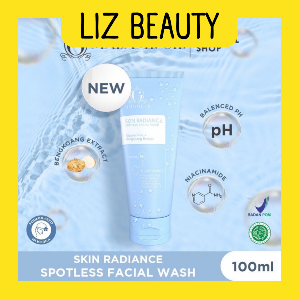 LIZBEAUTY - Madame Gie Skin Radiance Spotless Facial Wash Niacinamide - Skincare Pembersih Wajah