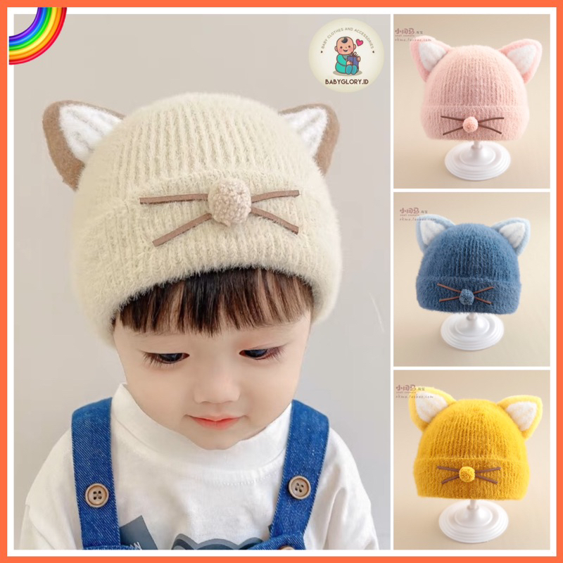 Topi Rajut Korea Anak Bayi Kupluk Anak Bayi Topi anak bayi import