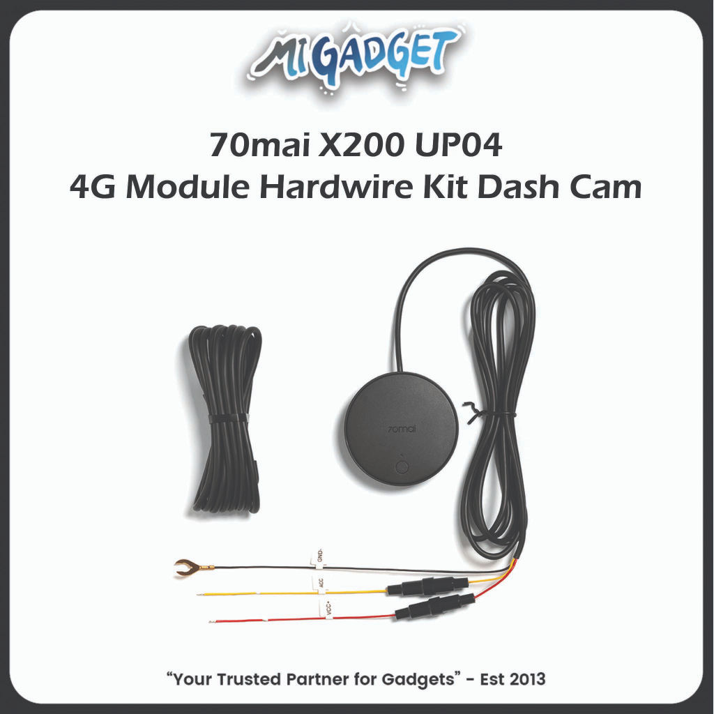 70mai X200 UP04 4G Module Hardwire Kit Dash Cam Parking Monitor Live Control