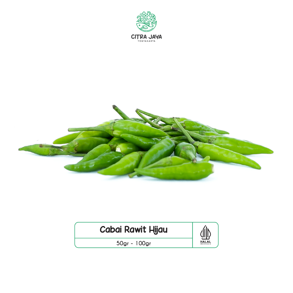 

Cabai Rawit Hijau Lalapan 100g - Citra Jaya Yogyakarta