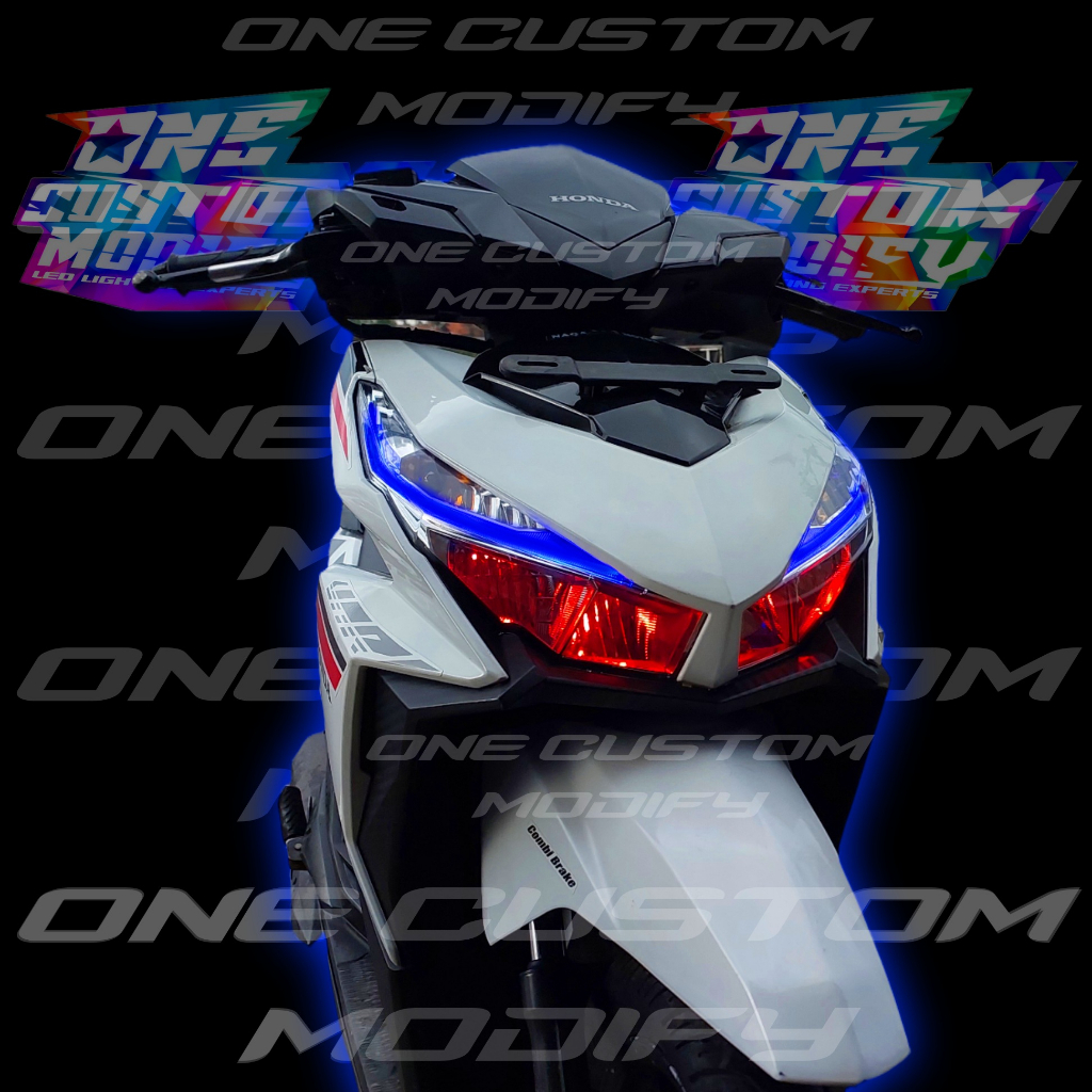 LAMPU ALIS DRL LED Bonus Devil Eyes VARIO LED 125 150 LAMPU SENJA VARIO LAMPU LIS List VARIO 2015