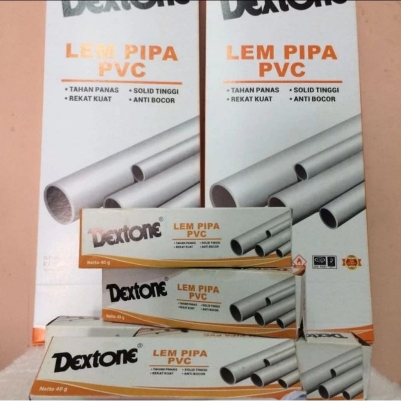 Lem Pipa PVC Dextone 40 Gram original / Lem Prslon Dextone 40 gram