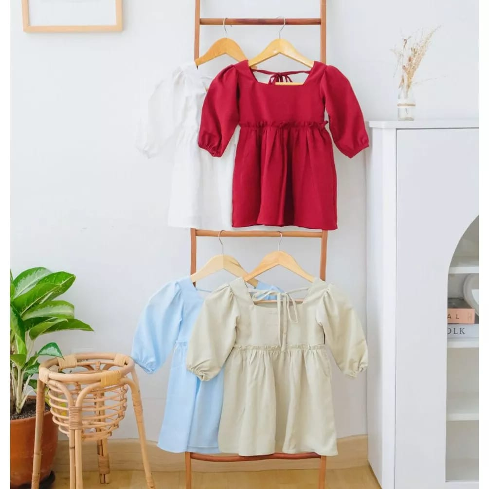 KID AND KNIT - BABYGIGGLES Aurel Dress / Dress Anak Perempuan