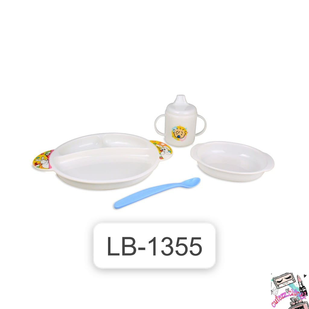 ☃️Cutezz_ching1☃️Lusty Bunny Feeding Set Kemasan isi 4