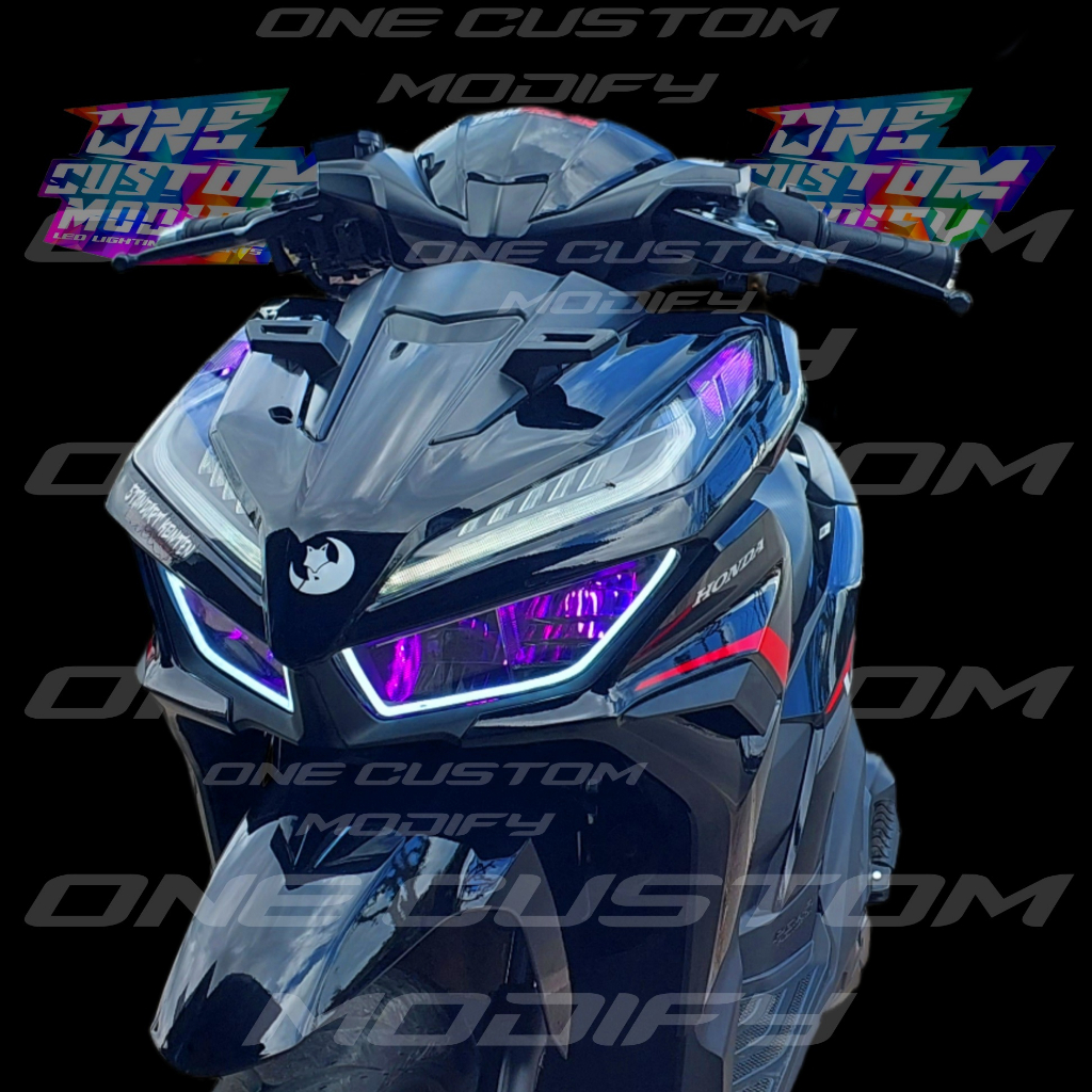 ID LAMPU ALIS DRL NEW VARIO 125 2022 2023 2024 BONUS LED DEMON EYES VARIASI MOTOR ONE CUSTOM MODIFY